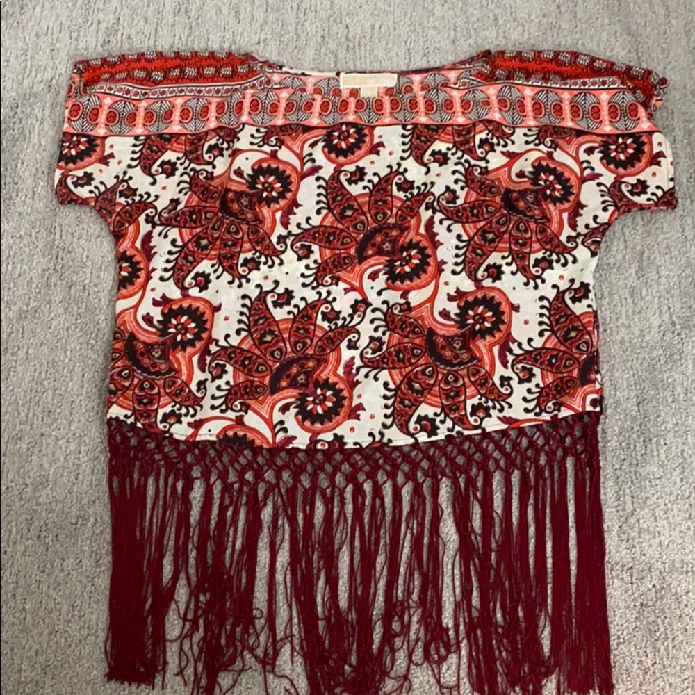Michael Kors Fringe Top - Picture 1 of 2